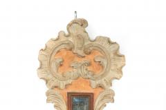 Pair of Italian Neoclassic Barometer Shaped Wall Sconces - 1398667