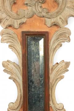 Pair of Italian Neoclassic Barometer Shaped Wall Sconces - 1398668