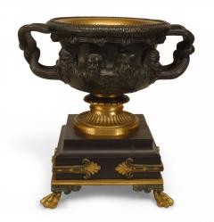 Pair of Italian Neoclassic Bronze and Gilt Urns - 4649887