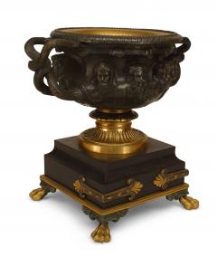 Pair of Italian Neoclassic Bronze and Gilt Urns - 4649888