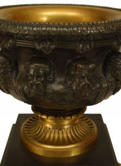 Pair of Italian Neoclassic Bronze and Gilt Urns - 4649889