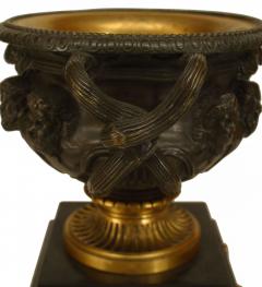 Pair of Italian Neoclassic Bronze and Gilt Urns - 4649890
