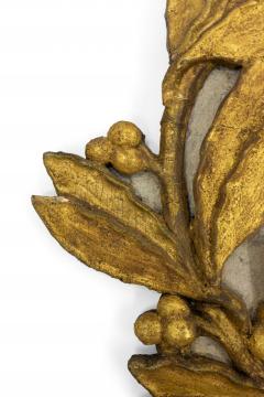 Pair of Italian Neoclassic Carved Gilt Wall Plaques - 4198117