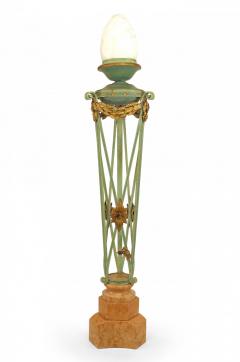 Pair of Italian Neoclassic Style Brazier Lamps - 4170298