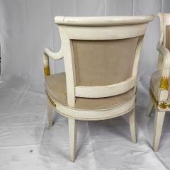 Pair of Italian Neoclassical Armchairs - 4079140