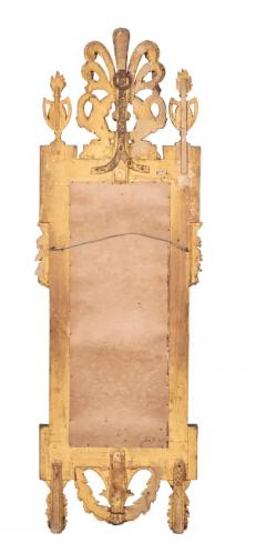 Pair of Italian Neoclassical Giltwood Mirrors - 4131014