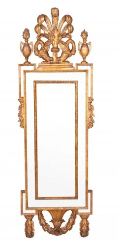 Pair of Italian Neoclassical Giltwood Mirrors - 4131015