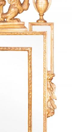 Pair of Italian Neoclassical Giltwood Mirrors - 4131041