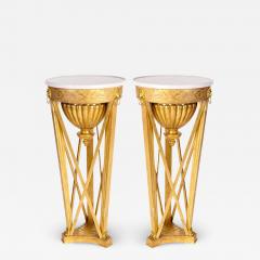 Pair of Italian Neoclassical Gu ridons or Side Tables Tuscany 1830 - 2356859