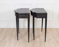 Pair of Italian Neoclassical Painted Console Tables Late 19th Century - 4611893