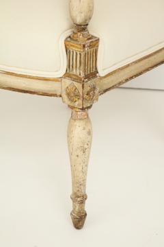 Pair of Italian Neoclassical Painted and Gilded Arm Chairs - 756530