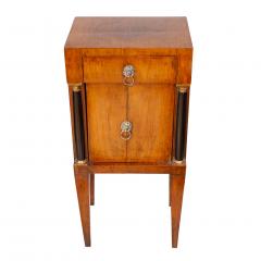Pair of Italian Neoclassical Walnut and Ebonized Commodinis - 3786871