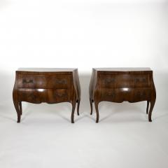 Pair of Italian Olivewood Commodes Circa 1900 - 3630456