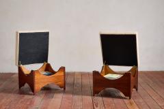 Pair of Italian Ottomans with Storage - 4216324