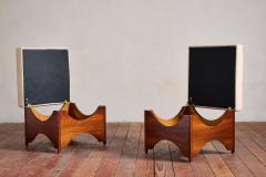 Pair of Italian Ottomans with Storage - 4216326