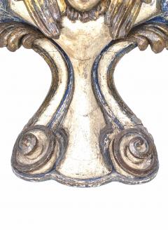 Pair of Italian Painted Limewood Consoles - 4625818
