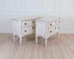 Pair of Italian Painted Neoclassical Commodes 20th Century - 4577561