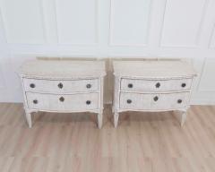 Pair of Italian Painted Neoclassical Commodes 20th Century - 4577562