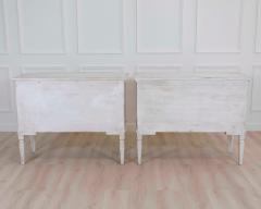 Pair of Italian Painted Neoclassical Commodes 20th Century - 4577577