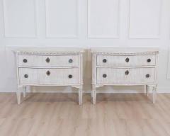 Pair of Italian Painted Neoclassical Commodes 20th Century - 4577585