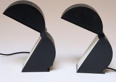 Pair of Italian Postmodern Foldable Disco Table Lamps by Mario Bertorelle - 4598074