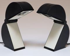 Pair of Italian Postmodern Foldable Disco Table Lamps by Mario Bertorelle - 4598076