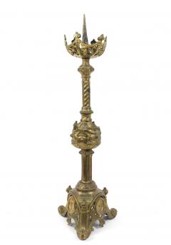 Pair of Italian Renaissance Bronze Altar Candlesticks - 4661155