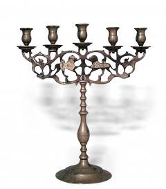 Pair of Italian Renaissance Bronze Candelabras - 4201452
