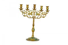 Pair of Italian Renaissance Bronze Candelabras - 4201453