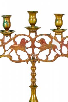 Pair of Italian Renaissance Bronze Candelabras - 4201455