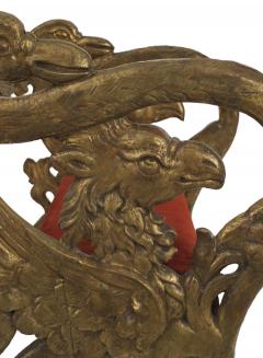Pair of Italian Renaissance Gilt Jester Arm Chairs - 1402363