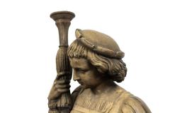 Pair of Italian Renaissance Iron Page Figures - 4626104