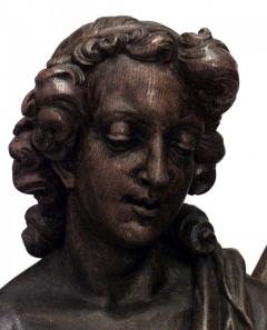 Pair of Italian Renaissance Oak Angels - 4321463