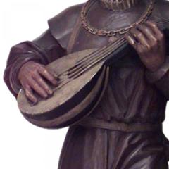 Pair of Italian Renaissance Painted Cavalier Figures - 4200818