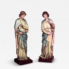Pair of Italian Renaissance Religious Figures - 4279100