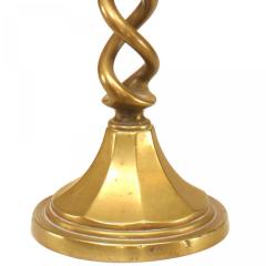 Pair of Italian Renaissance Style Brass Candlesticks - 4200774