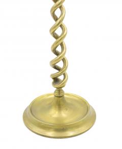 Pair of Italian Renaissance Style Brass Candlesticks - 4200789