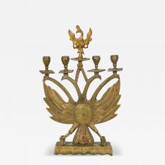 Pair of Italian Renaissance Style Judaica Eagle Candelabras - 4260709