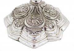 Pair of Italian Renaissance Style Silver Plate Chalices - 4200535