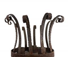 Pair of Italian Renaissance Wrought Iron Torch Wall Sconces - 4650727