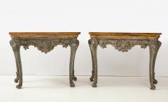 Pair of Italian Rococo Console Tables - 2290228