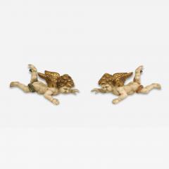 Pair of Italian Rococo Gilt Cupids - 4522917