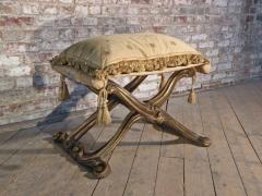 Pair of Italian Rococo Style Gilt Pliants or Stools - 630654