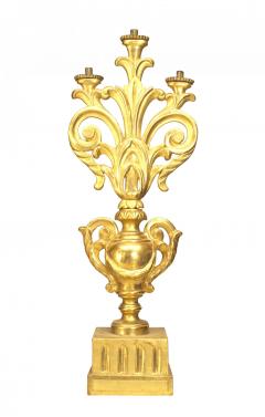 Pair of Italian Rococo Urn Shaped Candelabras - 4649980