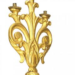 Pair of Italian Rococo Urn Shaped Candelabras - 4649981