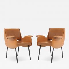 Pair of Italian Side Chairs 1960s Italy - 3572206