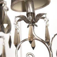 Pair of Italian Silver Gilt Chandeliers - 3634771
