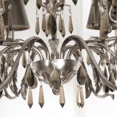 Pair of Italian Silver Gilt Chandeliers - 3634772