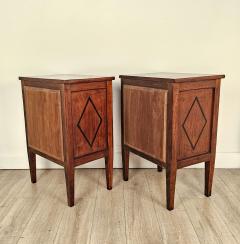 Pair of Italian Small Commodes in Cherry - 4718252