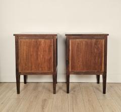 Pair of Italian Small Commodes in Cherry - 4718253